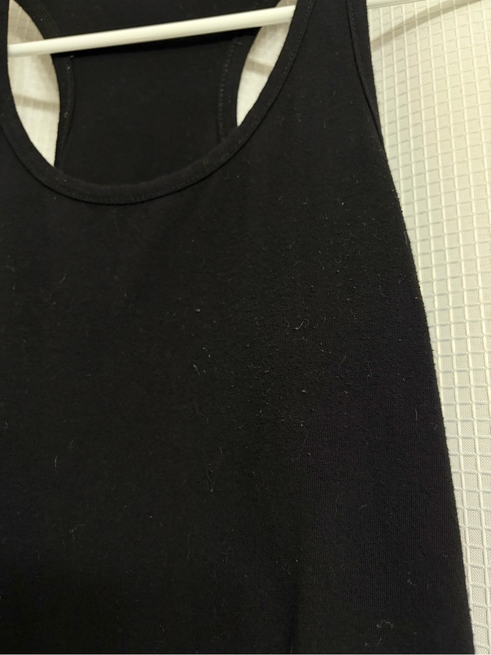 Black Racerback Bodysuit with Snap Closure - Picture 7 of 9